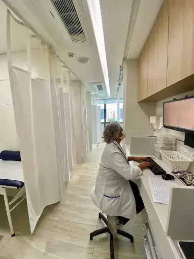 Sala de Tratamento equipada na Clínica Intrador - North Zone Unit